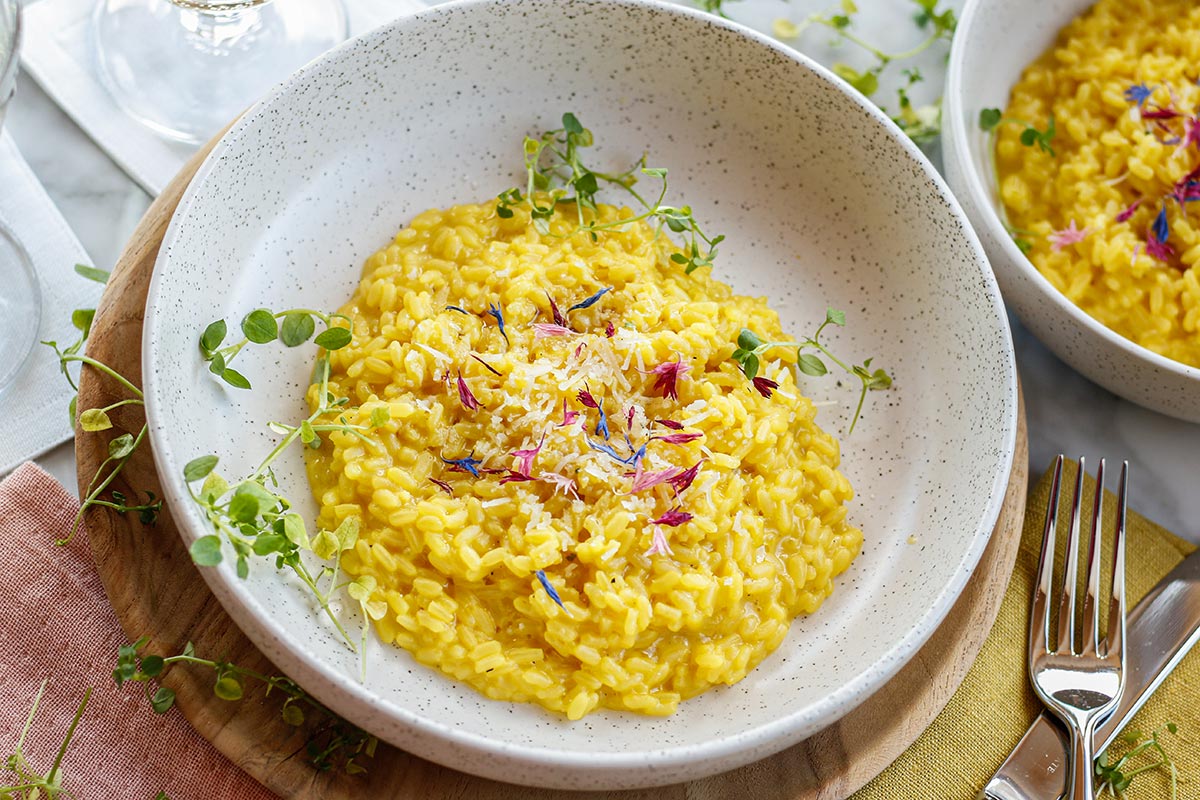 Rezept für Risotto Milanese